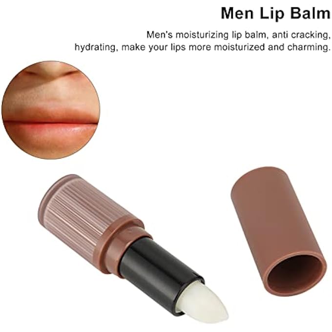 rayihni MEN LIP BALM, DRYNESS CRACKING PREVENTION MOISTURIZING LIP CARE CREAM LIP REPAIRING CREAM 3.5G - Image 1